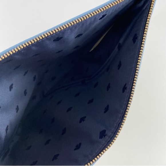 NWT Kate Spade Ash Street Boardwalk Stripe Tassel Woven Purse Bag Pouch Clutch - Picture 7 of 10